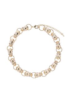 Topshop Skull Link Collar - Lyst