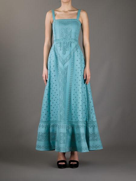 valentino blue gown