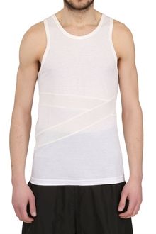 Adidas Slvr Cotton Jersey Banded Tank Top - Lyst