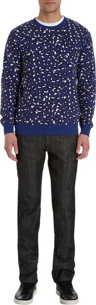 A.P.C. Leopard Print Sweatshirt - Lyst
