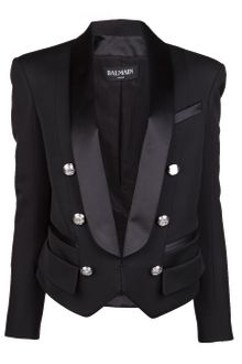 Balmain Structured Blazer - Lyst