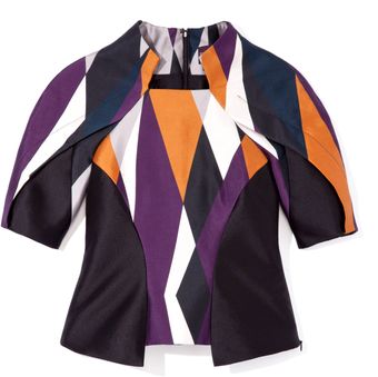 Bibhu Mohapatra Multicolor Broken Shard Funnel Neck Top - Lyst