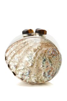Celestina Maricel Soriano Paua Beige Shell Box - Lyst