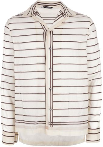 Dolce & Gabbana Fine Stripe Shirt - Lyst