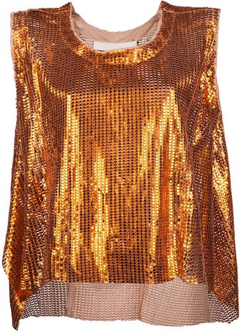 Drome Metallic Vest - Lyst