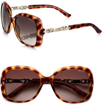 Jimmy Choo Wileys Oversized Square Sunglasses - Lyst