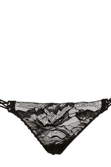 La Perla Techno Lace and Mesh Thong - Lyst