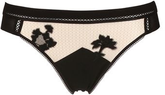La Perla Techno Lace Thong - Lyst