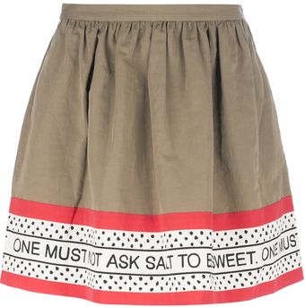 Moschino Cheap & Chic Print Skirt - Lyst