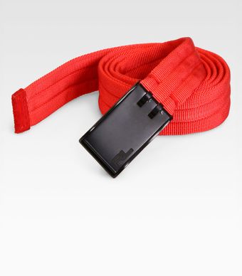 Ralph Lauren Padded Web Belt - Lyst