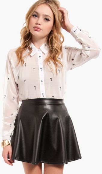 Reverse Crossing Blouse - Lyst
