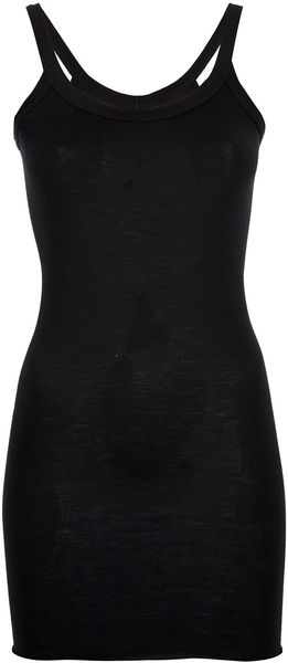 Rick Owens Lilies Long Fitted Vest - Lyst