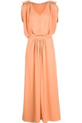 See By Chloé Long Gathered Dress