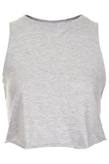 Topshop Basic Crop Tank Top - Lyst