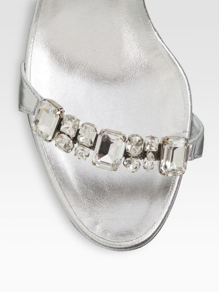 manolo blahnik shoes silver