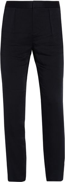 T By Alexander Wang Shiny Crepe Trousers - Lyst
