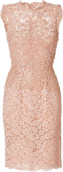Valentino Beaded Lace Dress - Lyst