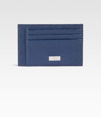 Ferragamo Revival Leather Credit Card Case - Lyst