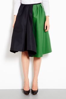 Acne Maurice Two Tone Couture Full Skirt - Lyst