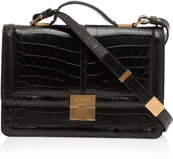 Elie Saab Croc Skin Medium Bag - Lyst