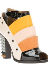 Fendi Open Toe Shoe Boot