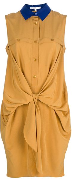 Carven Vestido Frente Laço - Lyst