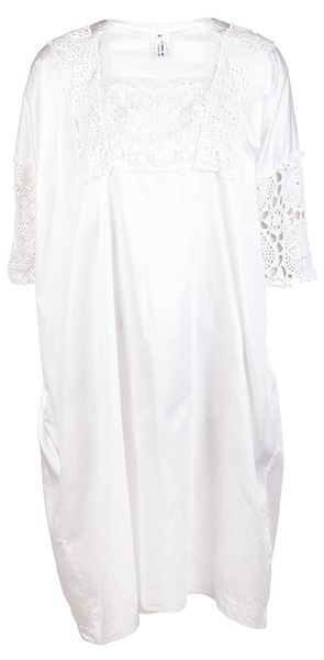 Comme Des Garçons Crochet Applique Dress - Lyst
