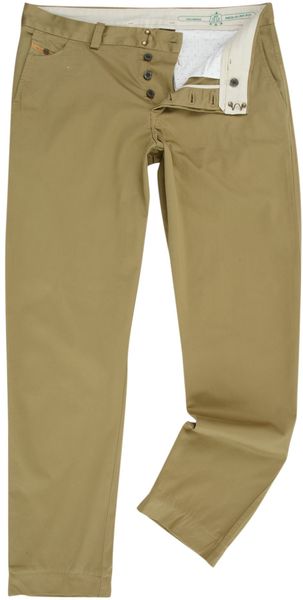 Diesel Straight Leg Chinos - Lyst