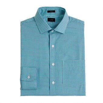 J.Crew Ludlow Spread Collar Shirt in Glendale Tattersall - Lyst