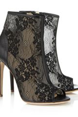 Jerome C. Rousseau 115mm Black Leather Juda Lace Boots