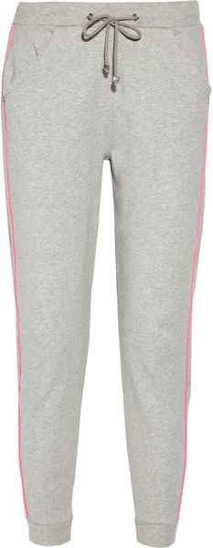 Karl Lagerfeld Cotton-Jersey Track Pants - Lyst
