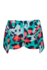 Kenzo Leopard Print Shorts