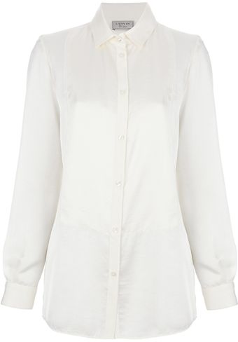 Lanvin Long Blouse - Lyst