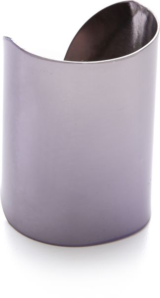 Luv Aj Plain Tall Cuff Bracelet - Lyst