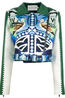 Mary Katrantzou Star Sailor Biker Jacket - Lyst