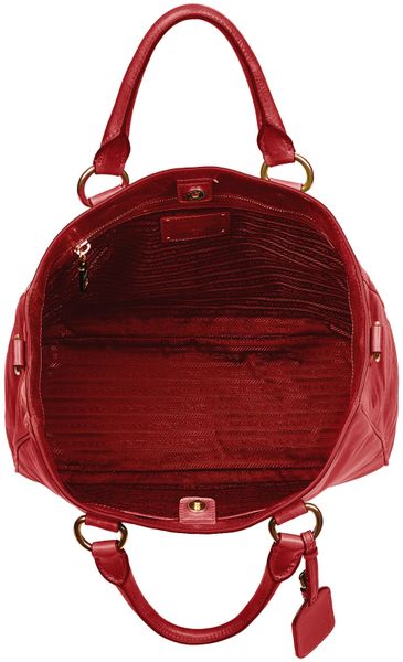 prada bag red