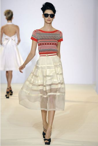 Temperley London Freya Ribbon Skirt - Lyst
