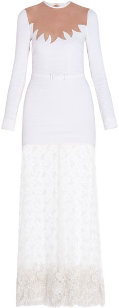 Alessandra Rich Embroidered Lace Dress - Lyst