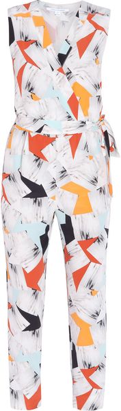 Diane Von Furstenberg Kawena Print Playsuit - Lyst