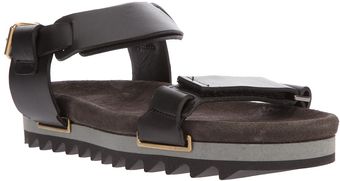 Lanvin Strapped Sandal - Lyst