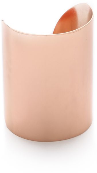 Luv Aj Plain Tall Cuff Bracelet - Lyst