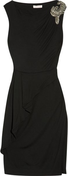 Matthew Williamson Embellished Jersey Dress - Lyst