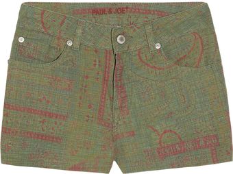 Paul & Joe Frac Printed Woven Stretch-Cotton Shorts - Lyst