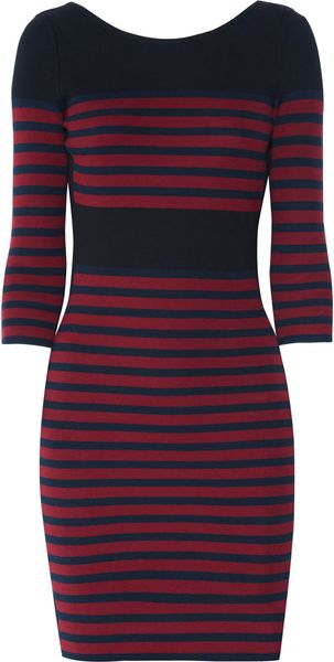Sonia By Sonia Rykiel Striped Cotton Dress - Lyst