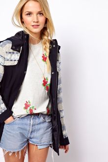 ASOS Collection Premium Jacquard Parka - Lyst