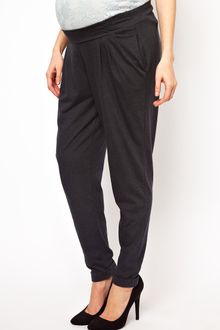 Asos Maternity Peg Trouser in Grey Marl - Lyst