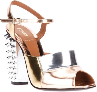 Fendi Ankle Strap Sandal - Lyst