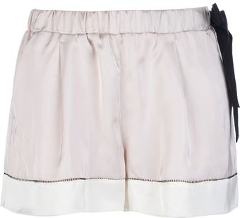 Forte Forte Bow Detailed Shorts - Lyst