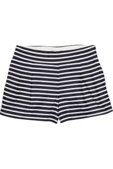 J.Crew Striped Linen and Cottonblend Shorts - Lyst