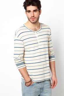 Levi's Vintage Clothing Levis Vintage Long Sleeve Top S Henley Stripe - Lyst